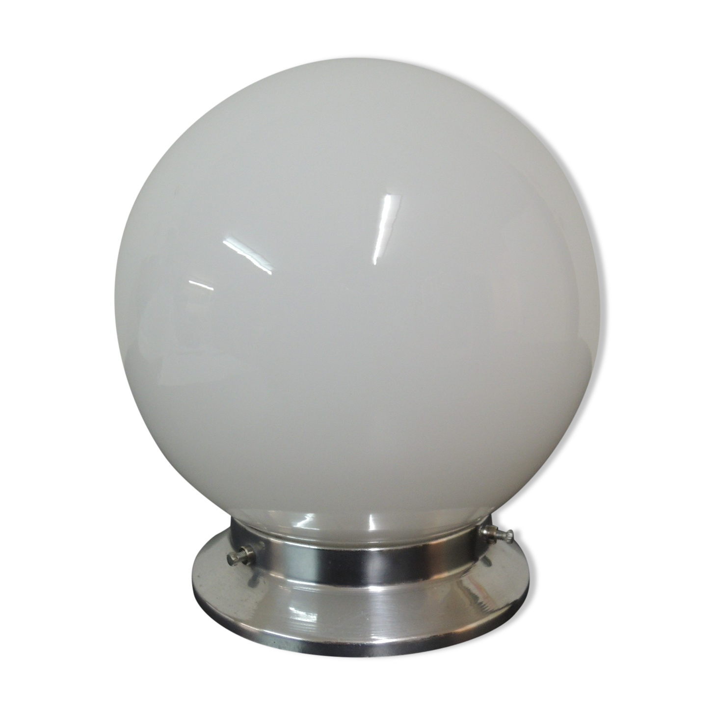 Opaline globe ceiling