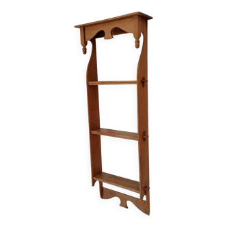 Vintage Alsatian style wall shelf