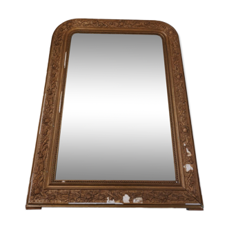 Ancien grand miroir Louis Philippe 101x74cm