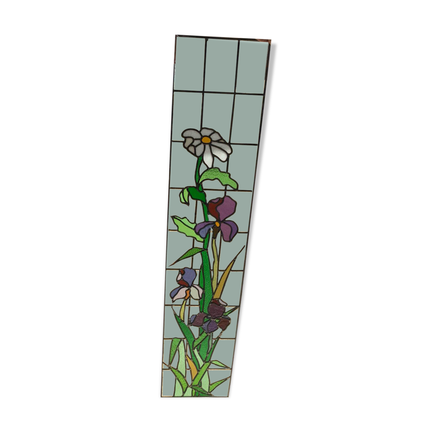 Art Deco Stained Glass 140x30