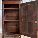 18th century walnut hosiery cabinet