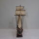 Maquette bateau Goleta siglo XIX/vintage