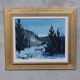 Nils ingvar walterström (1929-1988), swedish modern painting, 1960s, oil on canvas, framed