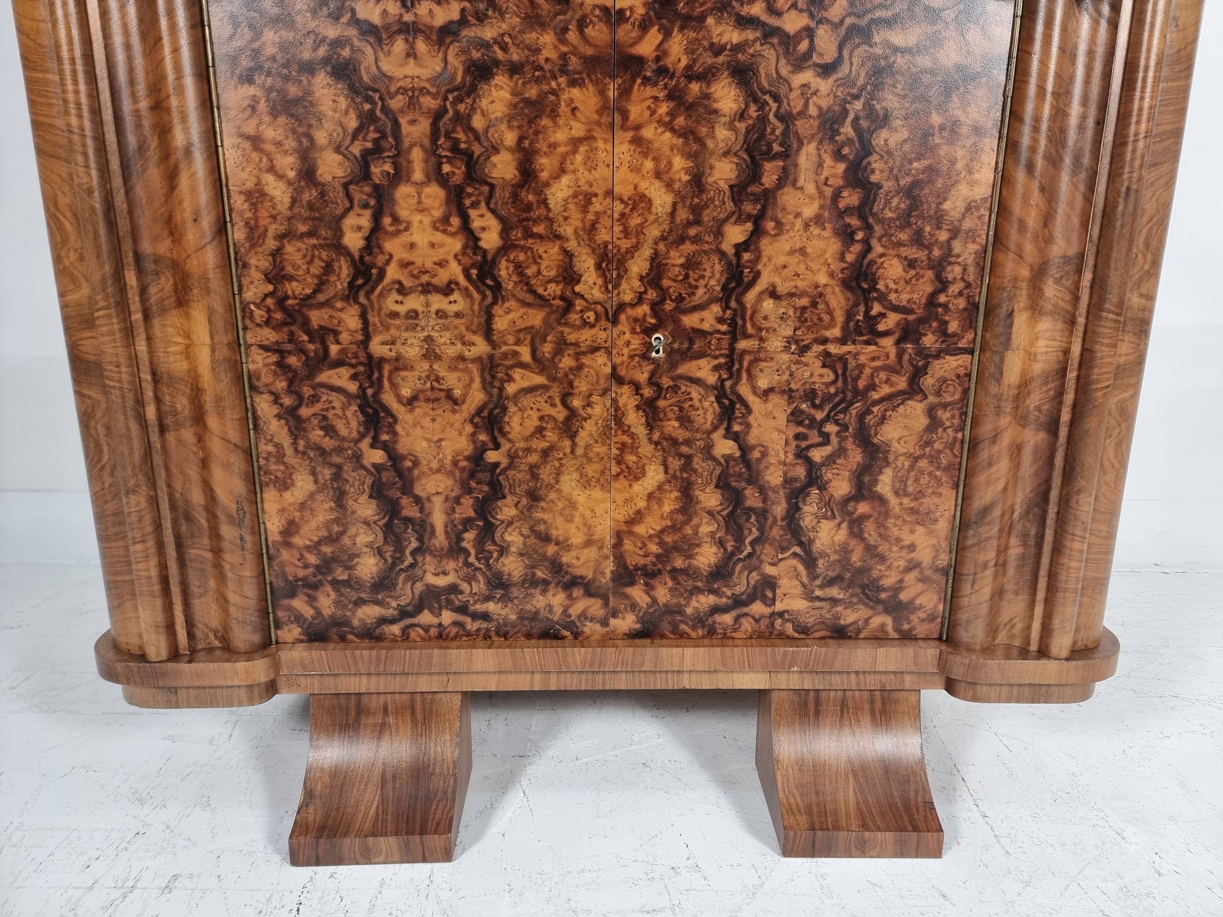 Art Deco Cabinet Bar, 1940s