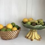 Banana majolica serving dish