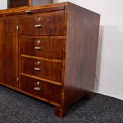 Buffet cubain en acajou de style Bauhaus, Gyula Kaesz, début des années 1940