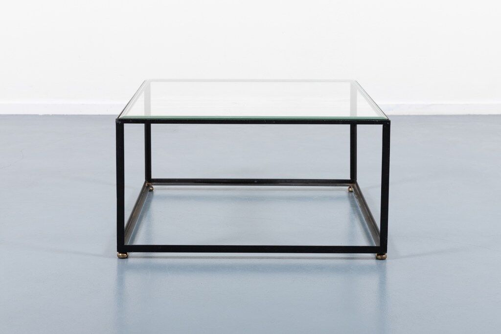 Coffee table of Italian architectural design of the 1960s