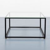 Coffee table of Italian architectural design of the 1960s