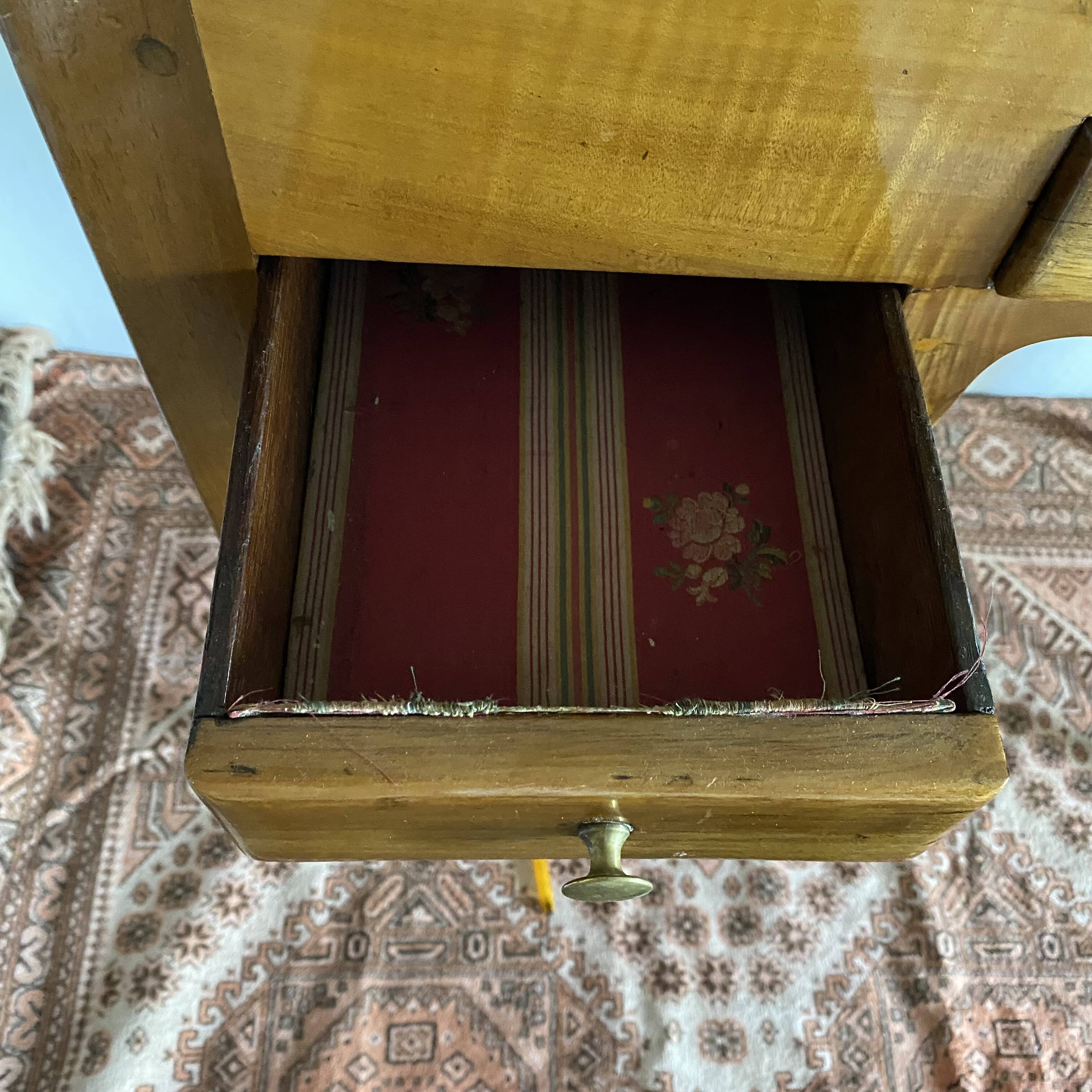 Louis xv style fruit wood dressing table