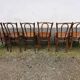 Lot de six chaises bistrot bois tourné Fischel Luterma