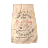 Sac toile de jute union perénéo ariegoise rouge