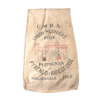Bag burlap union perénéo ariegoise red