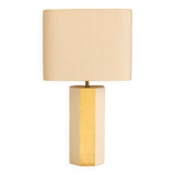 Lampe la Luco finition laquée blanc & or jaune