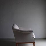 Grey boucle lounge chair | Sweden | 1940s