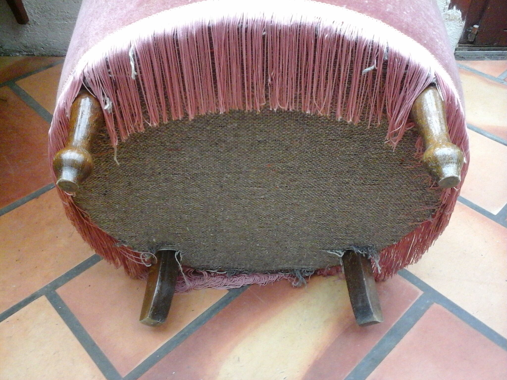 Fauteuil crapaud chauffeuse