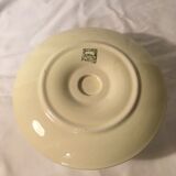 Saucience in earthenware of yellow salins retro chick