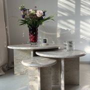 Trio of Gigognes coffee table 100% Pierre de David