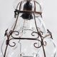 Suspension vintage soufflée à la bouche vénitienne années 1960