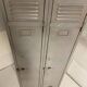 Industrial metal locker room