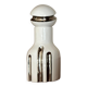 Decorative Ceramic Vase , white glazed, Scultptural Totem, 1970's Ceramic