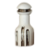 Decorative Ceramic Vase , white glazed, Scultptural Totem, 1970's Ceramic
