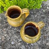 Glazed terracotta jug
