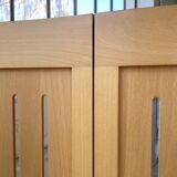 Large curved beech screen from the 80s