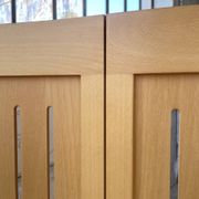 Large curved beech screen from the 80s