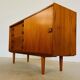 Buffet danois rétro vintage en teck du milieu du siècle par Domino Møbler