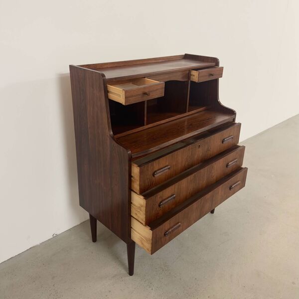 Secrétaire bureau danois palissandre années 1950