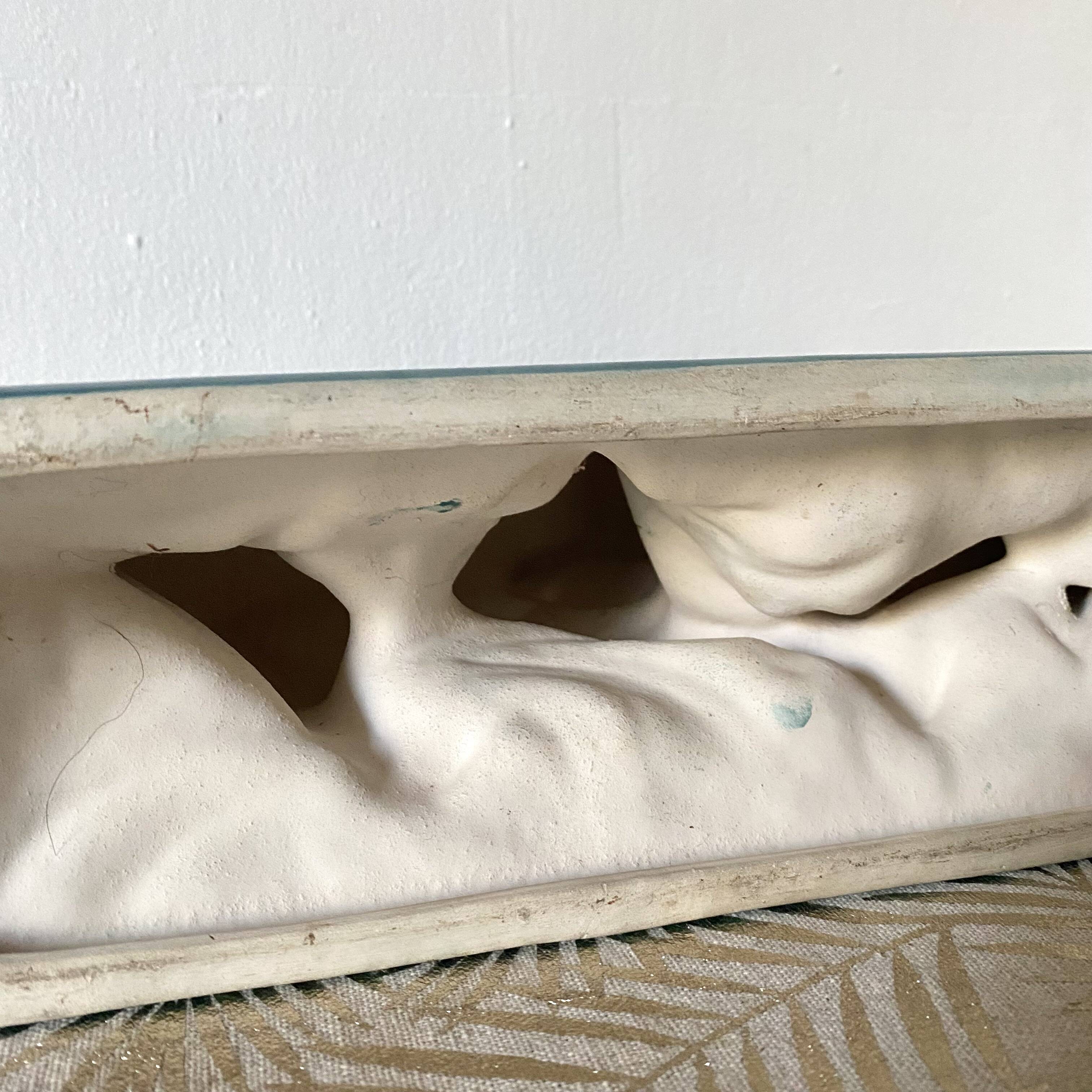 Turquoise and gold art deco ceramic elephants