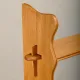 Shelf in Brutalist Henning Kjærnulf or Arts and Crafts style solid Oak 1960