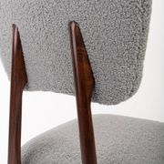 Grey Bouclé Chair from the 20th Century, 1960s