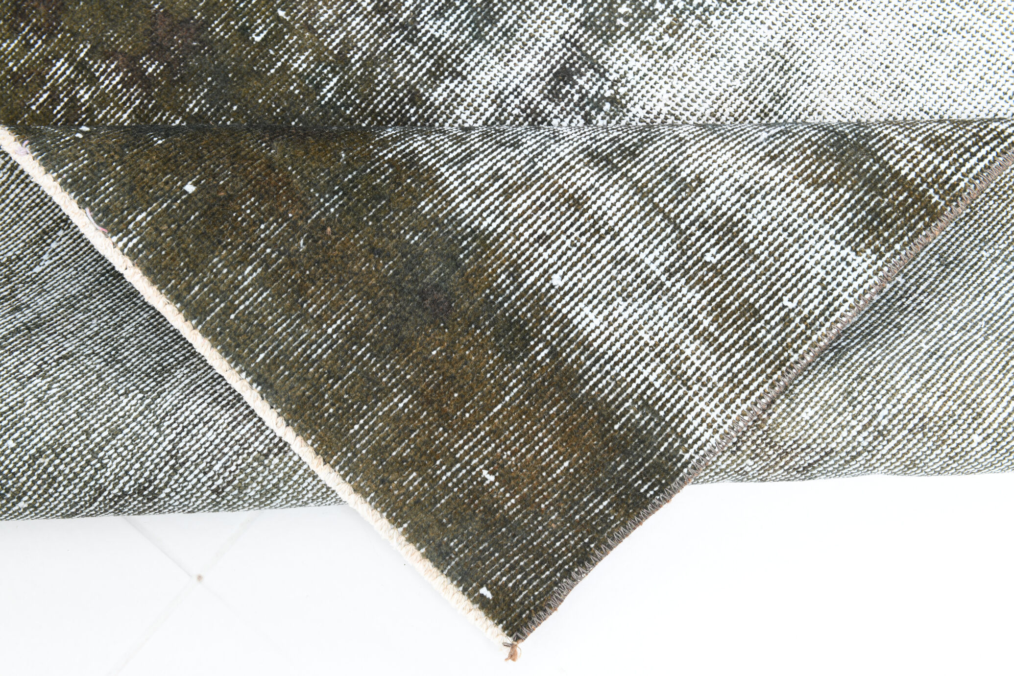 3x7 Classic Vintage Turkish Runner Rug, 3x7 Runner Rug, Short Vintage Rug, Handmade Rug206x95Cm