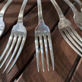 Set of 12 silver plated forks and 12 spoons 84g
