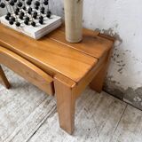Solid elm bedside table Maison Regain