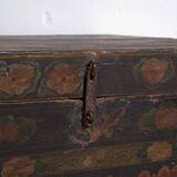 Antique opera chest with lotus flowers, China, circa 1900