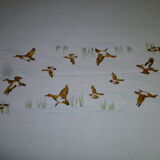 Hand embroidered linen nape 1.95 x 1.70 m