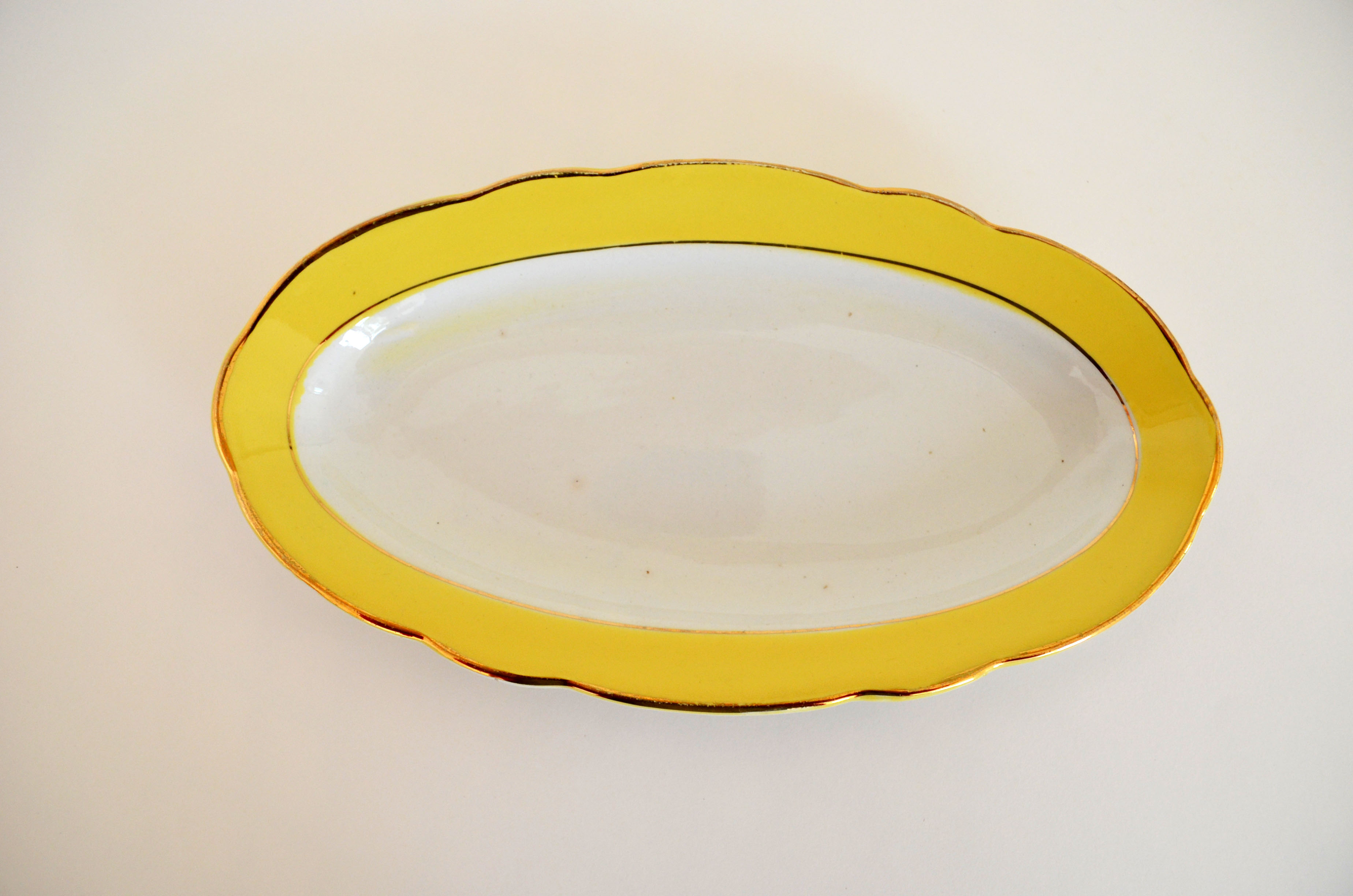 Duo of dishes Lunéville daffodil model