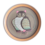 Plat Hibou années 70