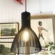 Black slatted Nordlux suspension, contemporary design
