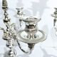 Chrysalia - pair of silvered bronze candelabra / €580