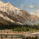 Vue de Chamonix, Jules Lorning, 1888