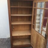 Library in solid oak
