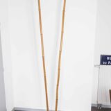 Indoor rotating plant holder 1960 bamboo and brass