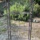 Folding iron shelf