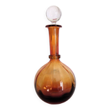 ValléerySthal crystal wine carafe (since 1699), gradient amber color
