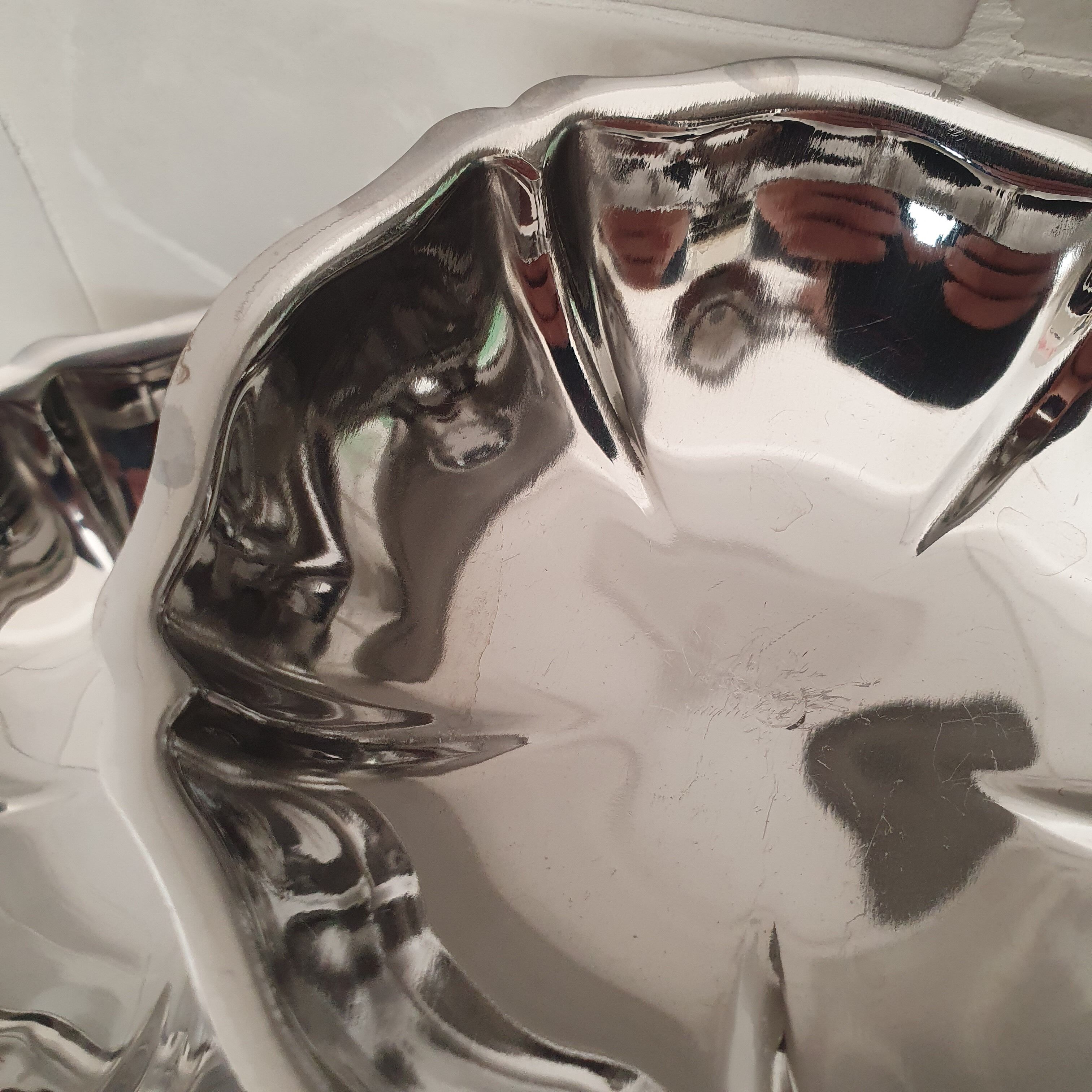 6 dessert bowls by Guy Degrenne in 18/10 stainless steel