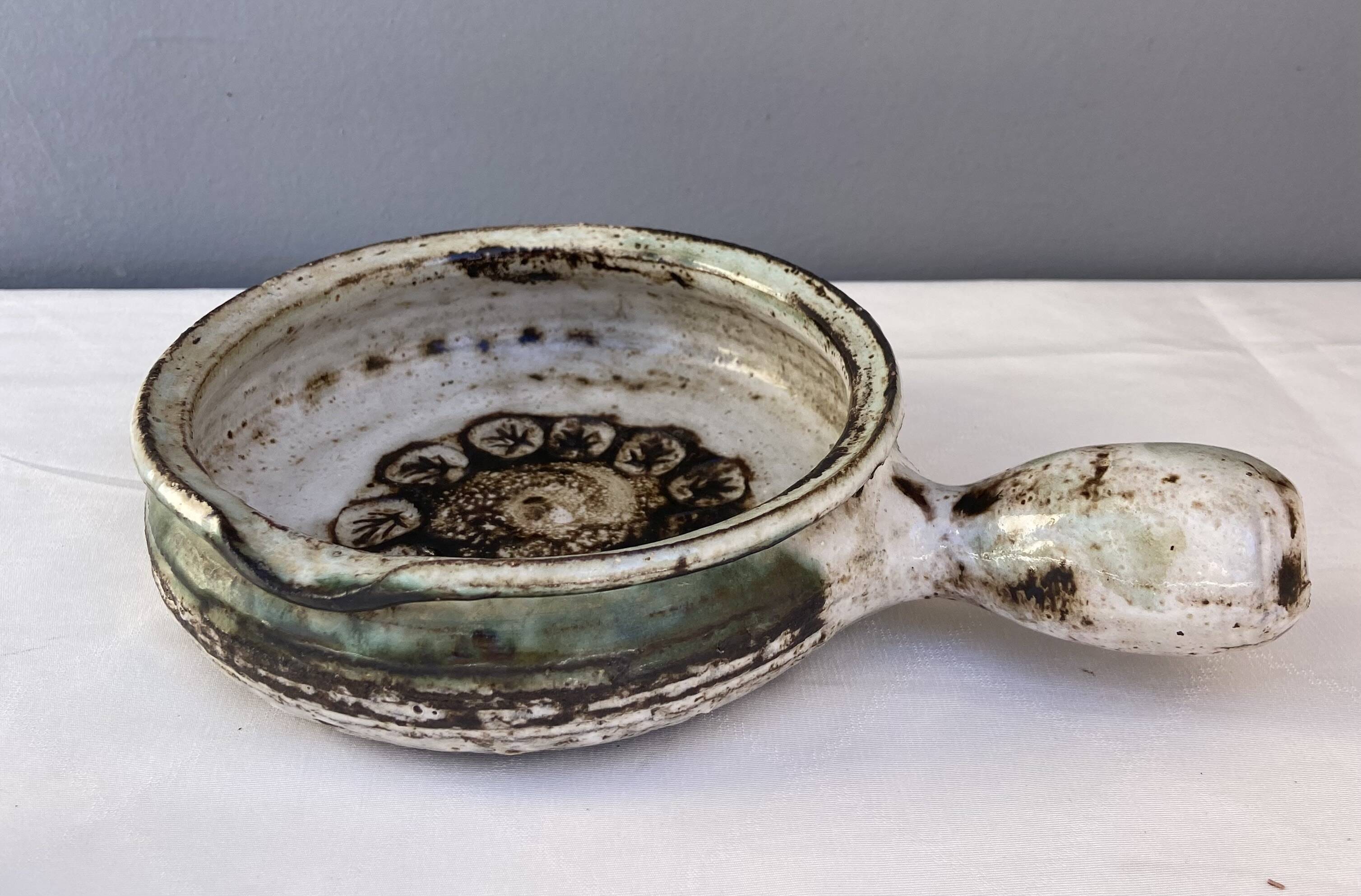 Two fondue pots by Albert Thiry