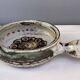 Two fondue pots by Albert Thiry